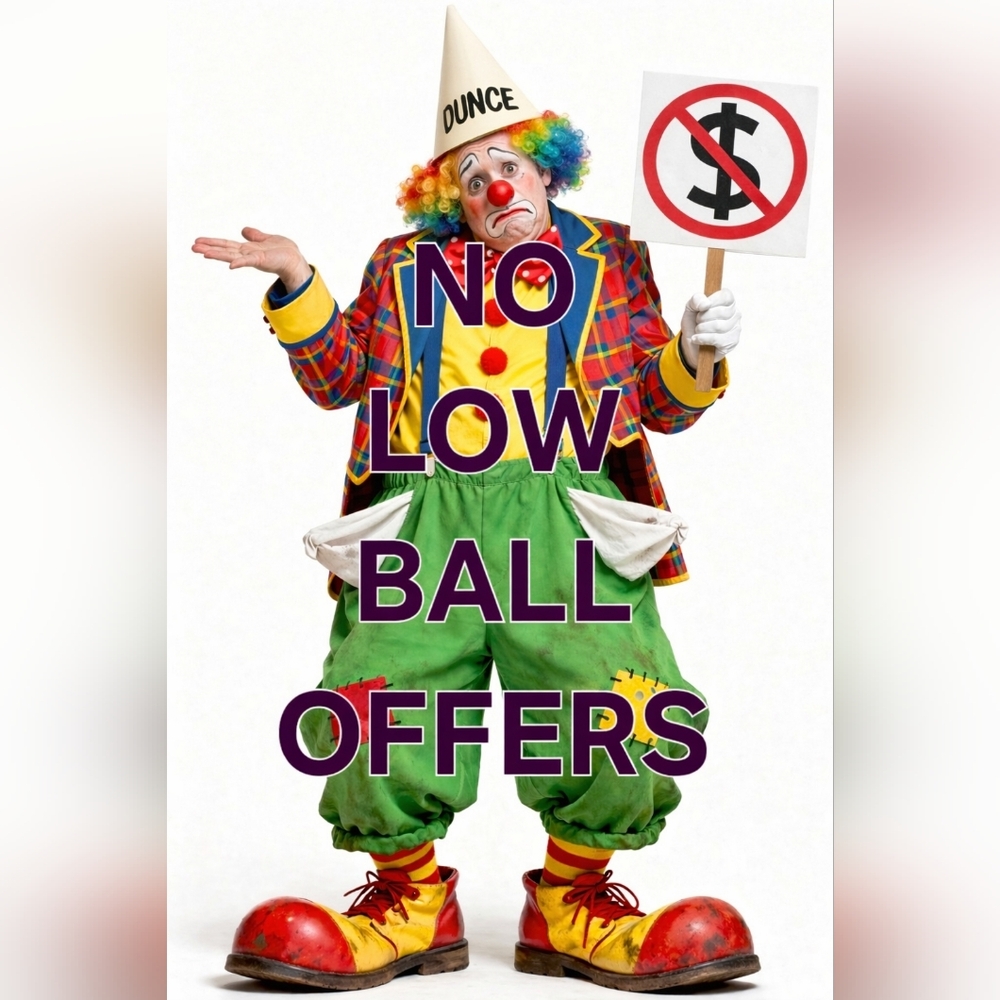 NO LOWBALL OFFERS!! Lowball Bids Need Not Apply Here! A Buyers Guide